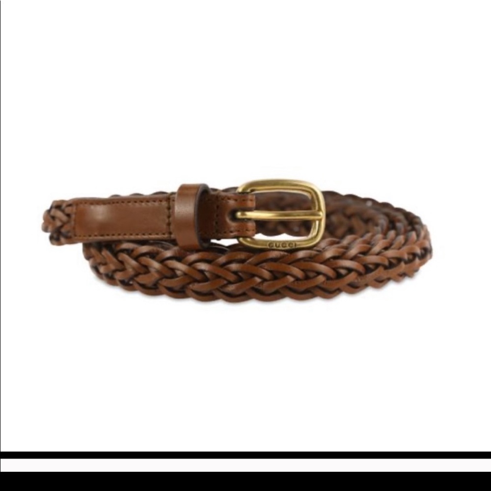 Gucci belt - Brown braided belt 100-40